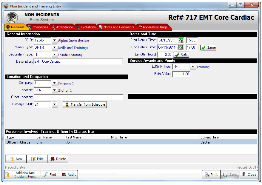 screenshot of RedAlert NMX
